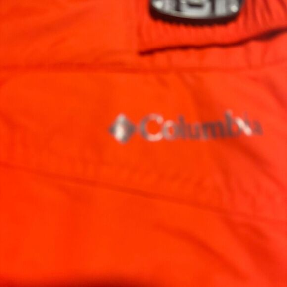 Columbia Unisex Kids Winter Sport Snow Pants Medium Orange Mid Rise Waterproof - Picture 6 of 14